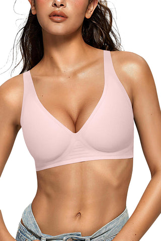 Body By Evara™ Deep V Jelly Bra No Underwire