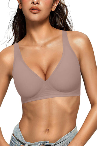 Body By Evara™ Deep V Jelly Bra No Underwire