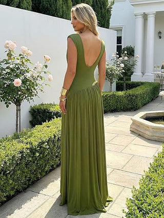 Body By Evara™ Convertible Cowl Neck Maxi Dress