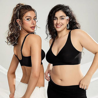 Body By Evara™ Deep V Jelly Bra No Underwire
