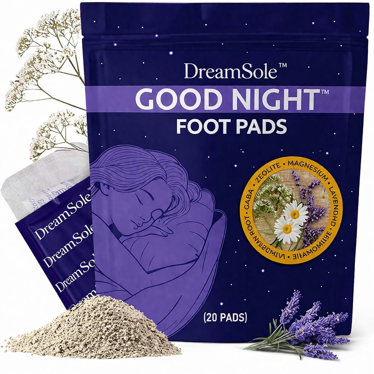 DreamSole™ Natural Deep Cleansing Detox Foot Pads - Better Sleep, Total Body Refresh