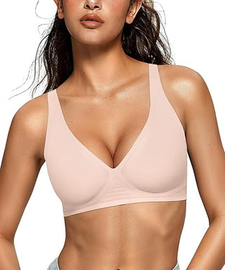 Body By Evara™ Deep V Jelly Bra No Underwire