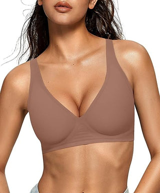 Body By Evara™ Deep V Jelly Bra No Underwire