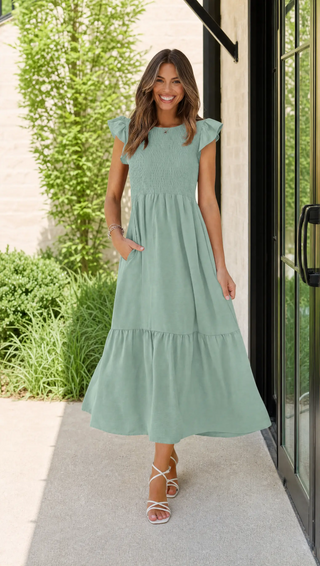 Body By Evara™ Smocked Maxi Dress