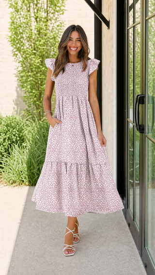 Body By Evara™ Smocked Maxi Dress