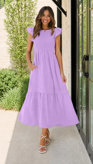 Body By Evara™ Smocked Maxi Dress