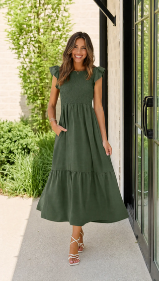 Body By Evara™ Smocked Maxi Dress
