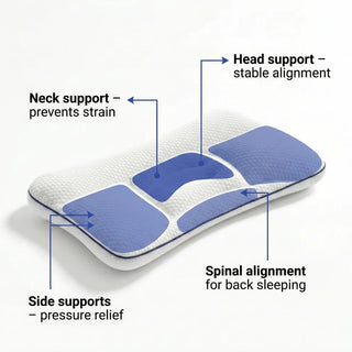 Body By Evara™ Ergonomic Kids Pillow