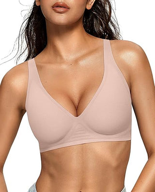 Body By Evara™ Deep V Jelly Bra No Underwire